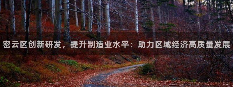 恒行娱乐5ll533主管优雅：密云区创新研发，提升制造业水平