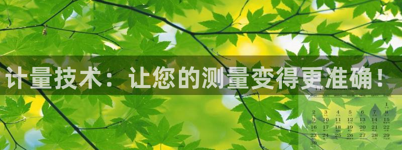 恒行2吕74OOO5：计量技术：让您的测量变得更准确！