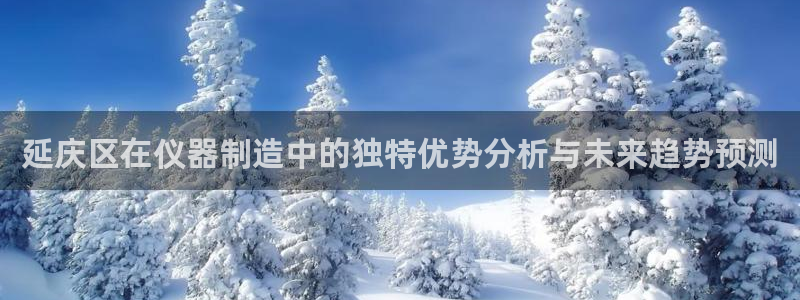 恒行2杨74OOO5：延庆区在仪器制造中的独特优势分析与未来