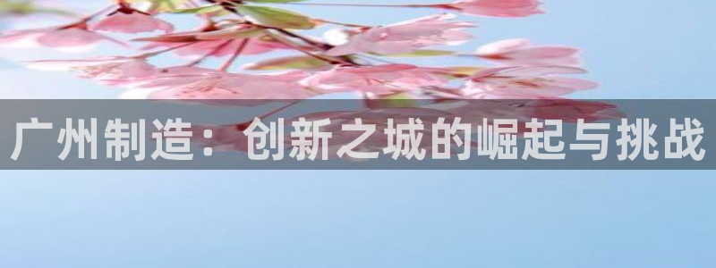 恒在5行中代表什么数字：广州制造：创新之城的崛起与挑战