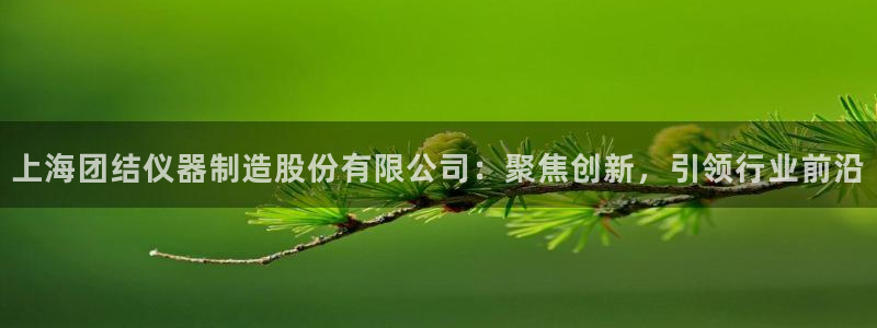 恒行2下74OO5：上海团结仪器制造股份有限公司：聚焦创新，